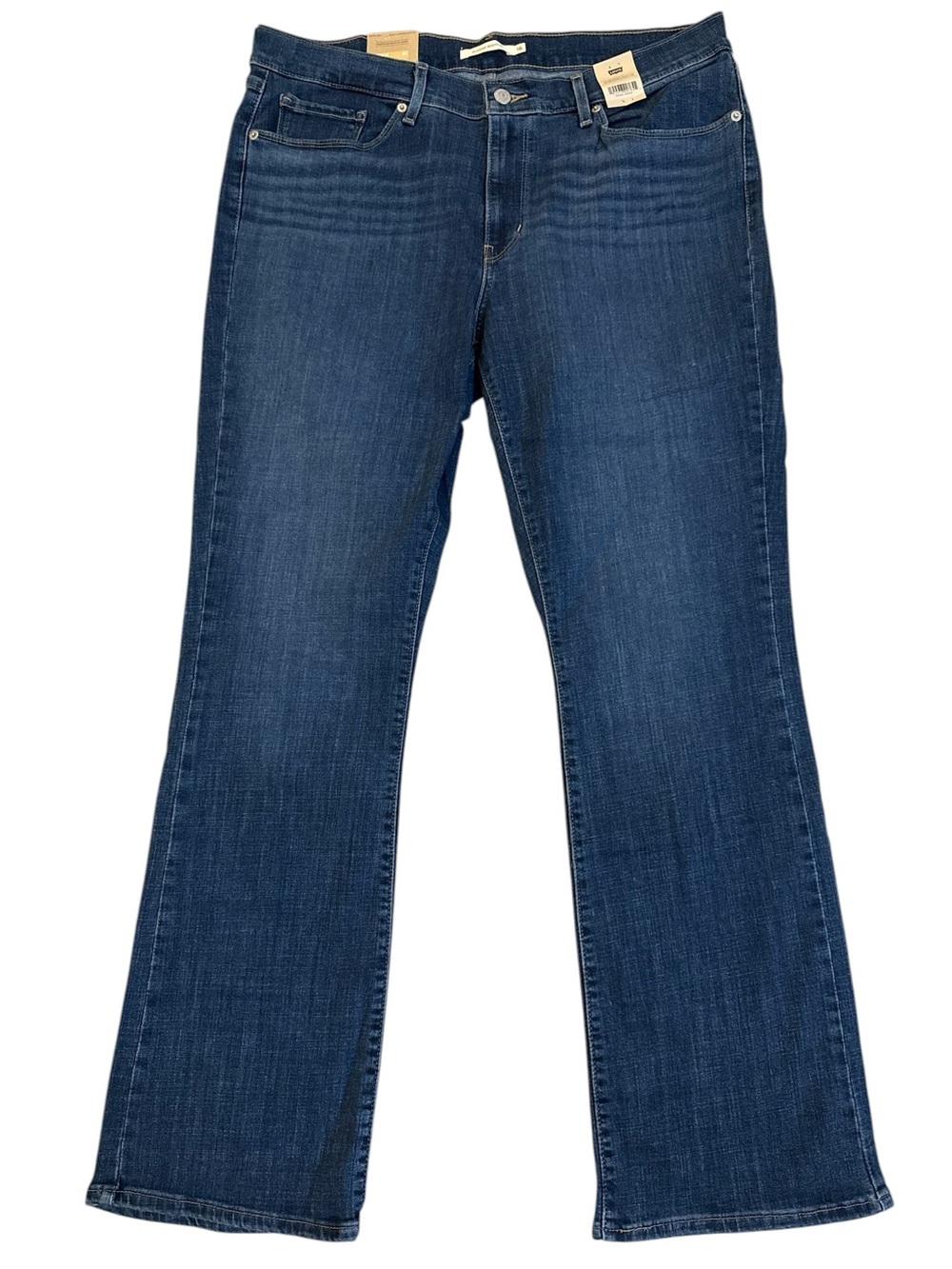 Levi’s Classic Bootcut Jeans 16M Dark Wash Cotton Stretch Denim Fits 36x32